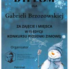 III edycja Konkursu Piosenki Zimowej
