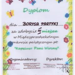 Udział w Miedzyprzedszkolnym Konkursie Plastcznym "Kapelusz Pani Wiosny"